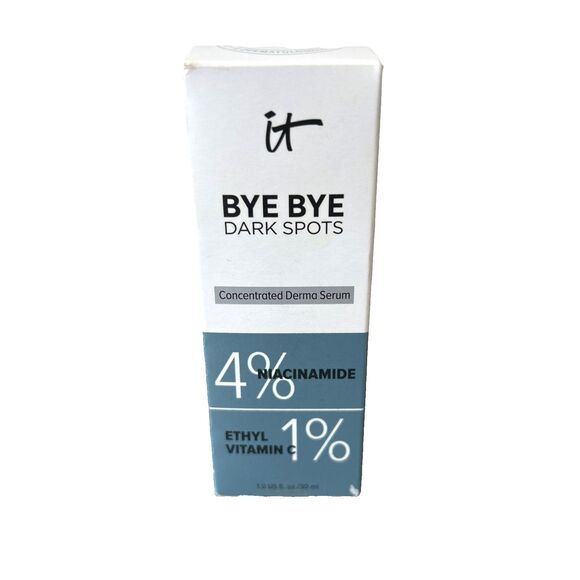 it COSMETICS BYE BYE DARK SPOTS SERUM 1.0 fl.oz. w/ Niacinamide & Vitamin C NEW - Picture 1 of 5